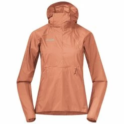 Bergans Fløyen Anorak Femme, orange