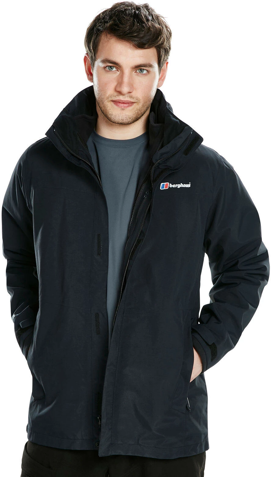 Berghaus Hillwalker 3In1 Veste Homme, noir – Image 2