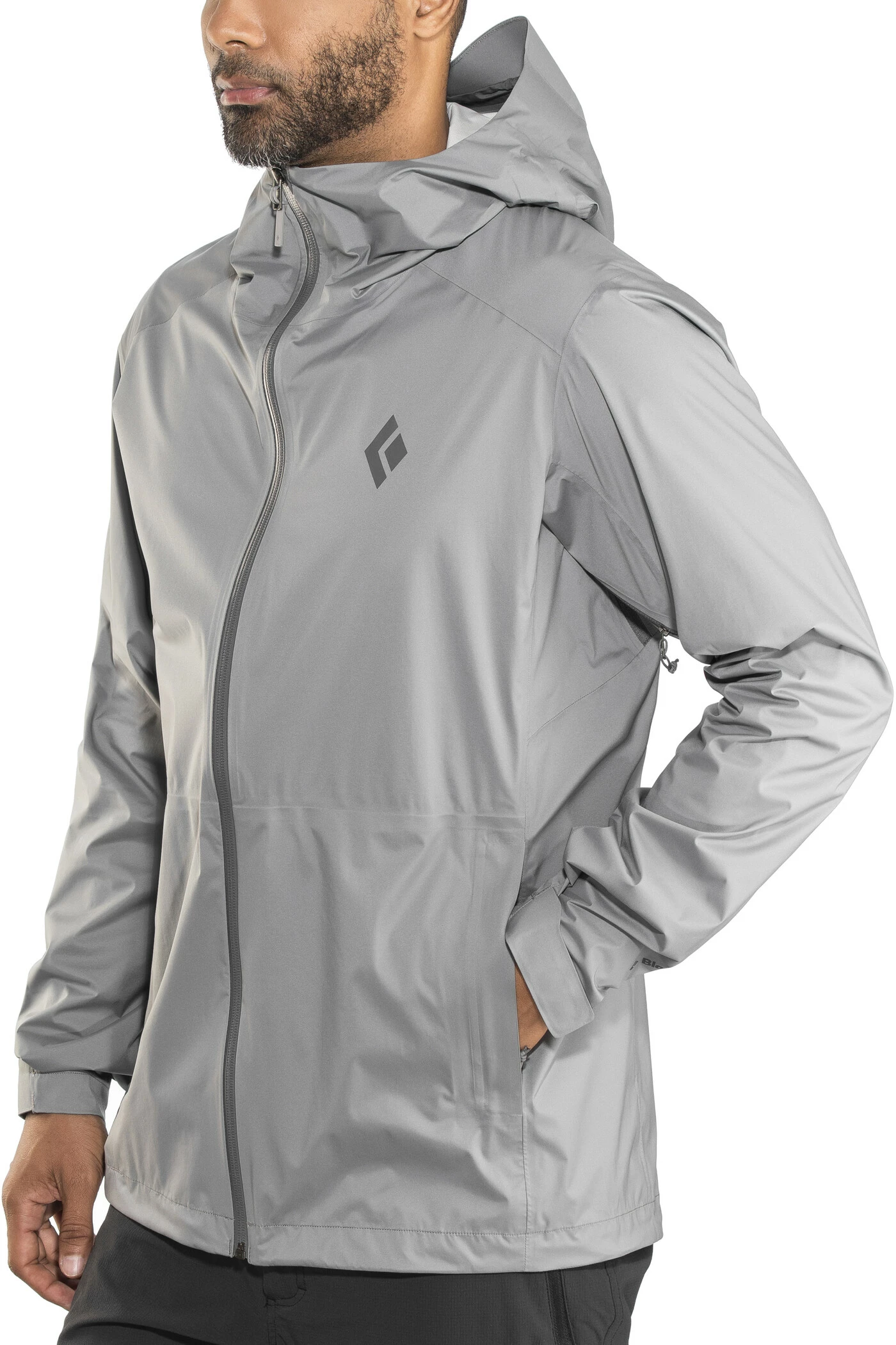 Black Diamond Stormline Veste de pluie Shell Stretch Homme, bleu – Image 2