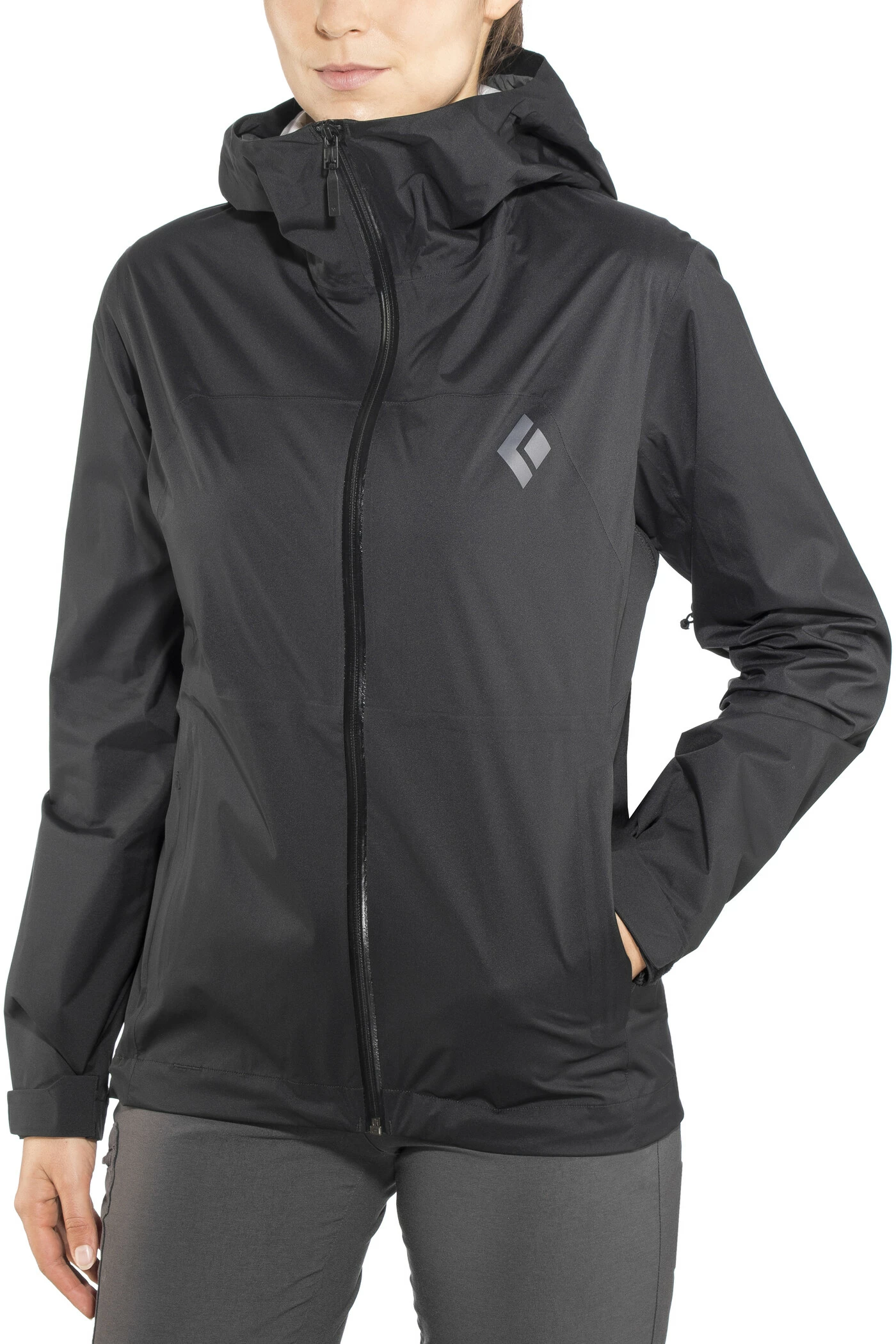 Black Diamond Stormline Veste de pluie Shell Stretch Femme, vert – Image 2