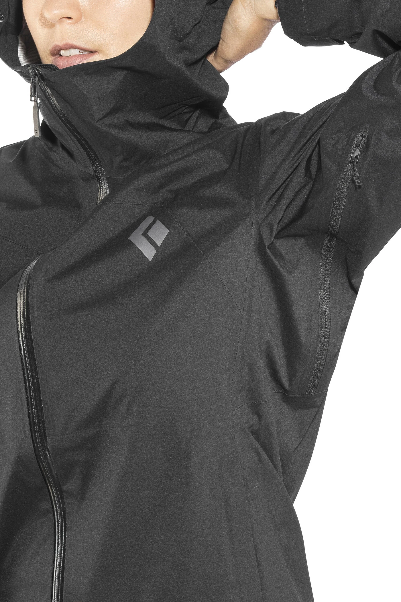 Black Diamond Stormline Veste de pluie Shell Stretch Femme, vert – Image 6