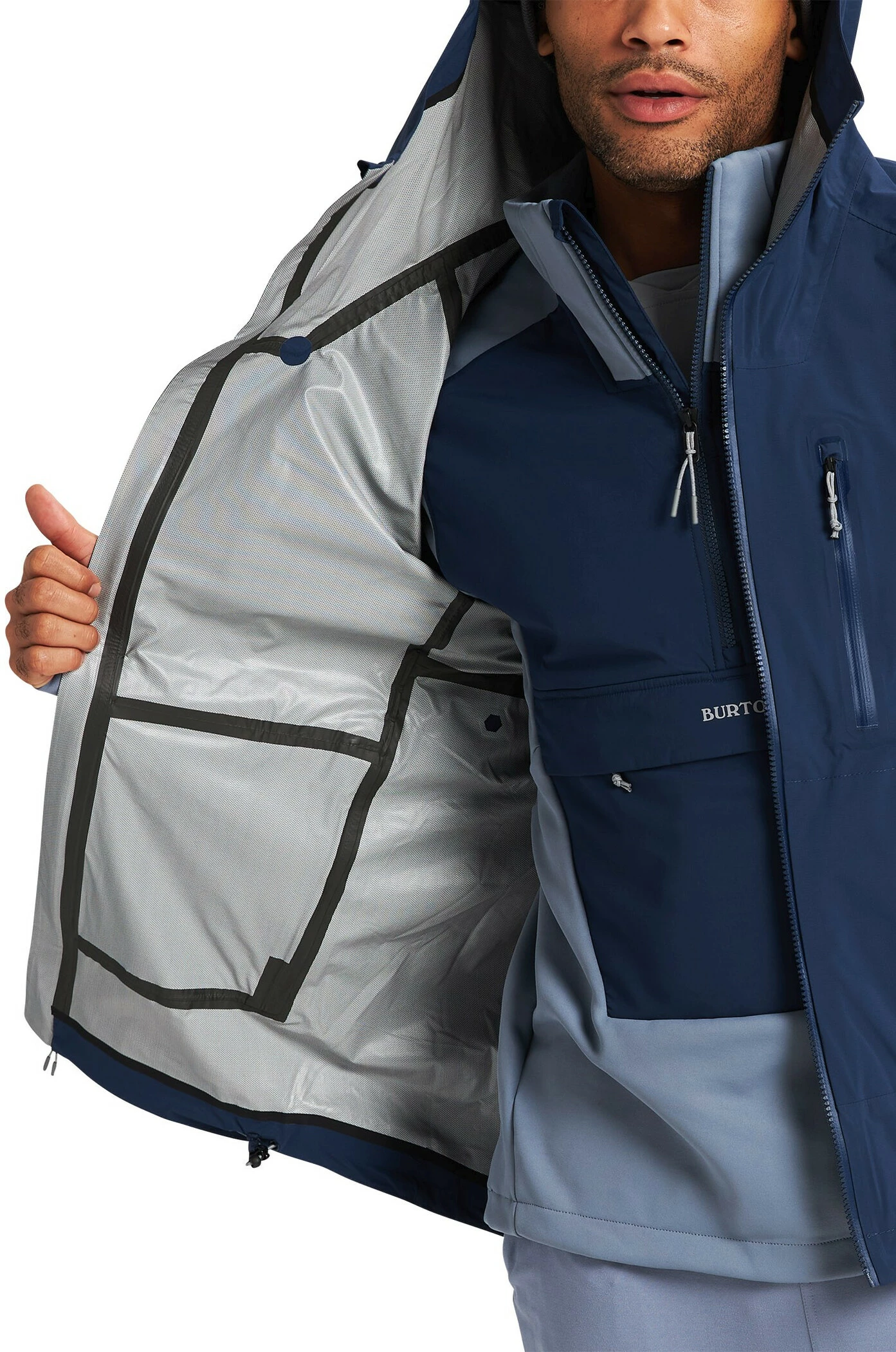 Burton Quick Commute Veste Homme, bleu – Image 2