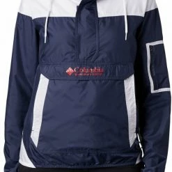 Columbia Challenger Veste coupe-vent Femme, bleu/blanc