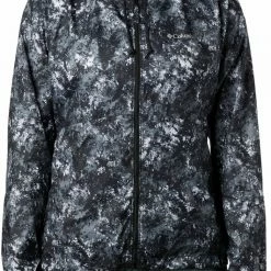 Columbia Flash Forward Printed Veste coupe-vent Femme, noir/blanc