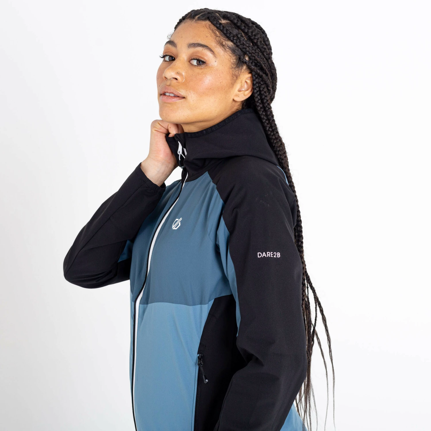 Dare 2b Duplicity II Veste softshell Femme, gris/noir – Image 3