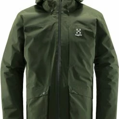 Haglöfs Älv GTX Veste en duvet 3 en 1 Homme, olive