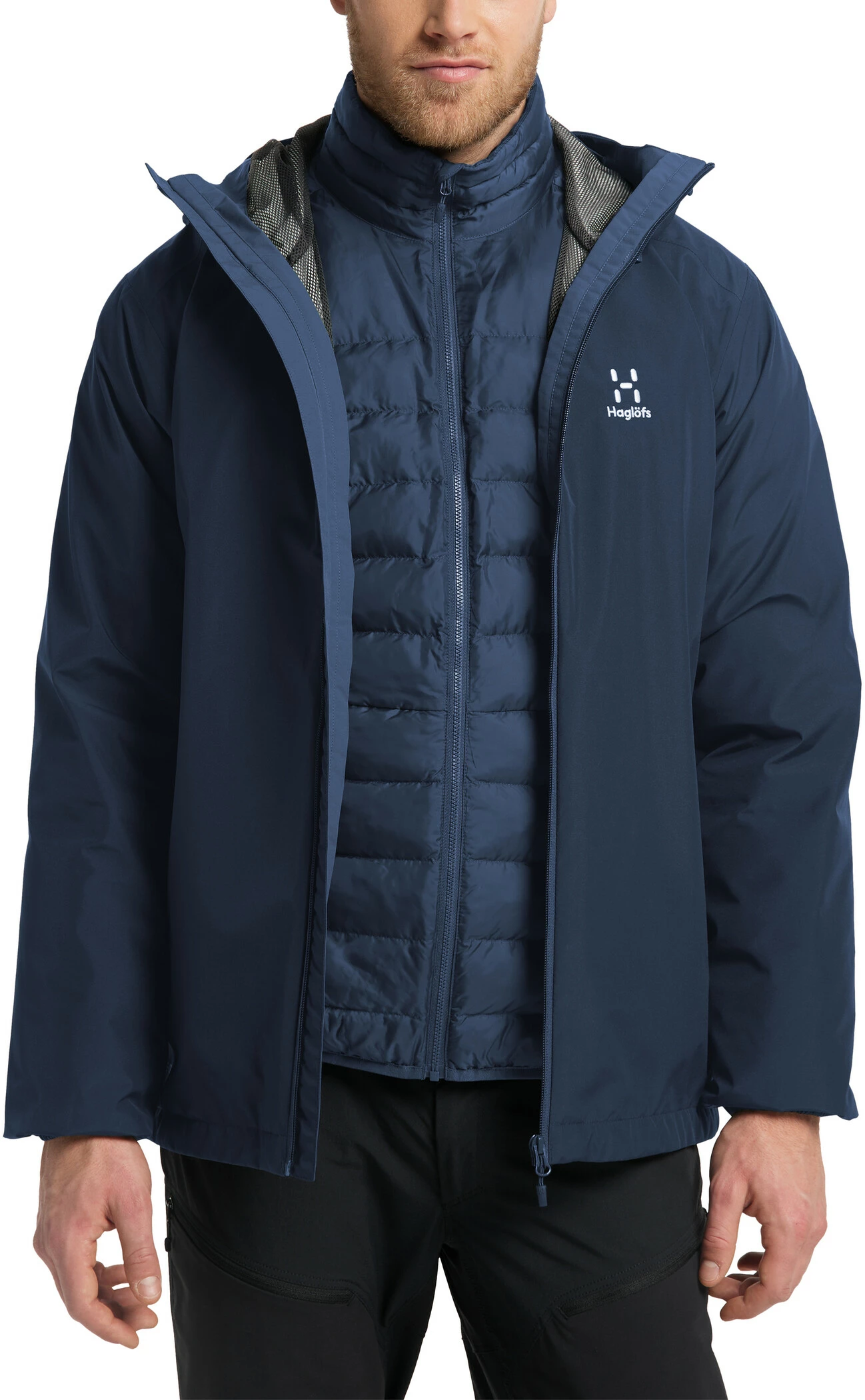 Haglöfs Eldstad Mimic GTX 3in1 Jacket Men, noir – Image 6