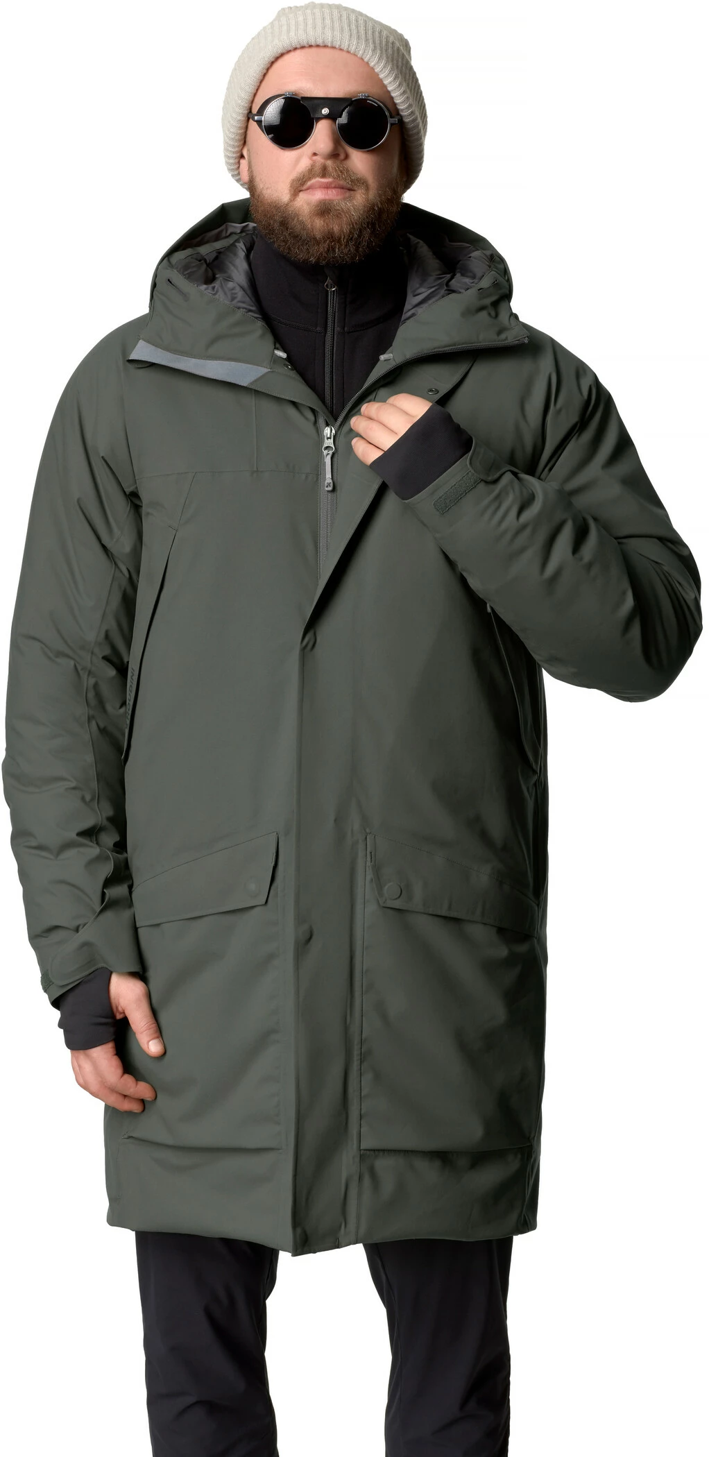 Houdini Fall in Parka Homme, olive – Image 2