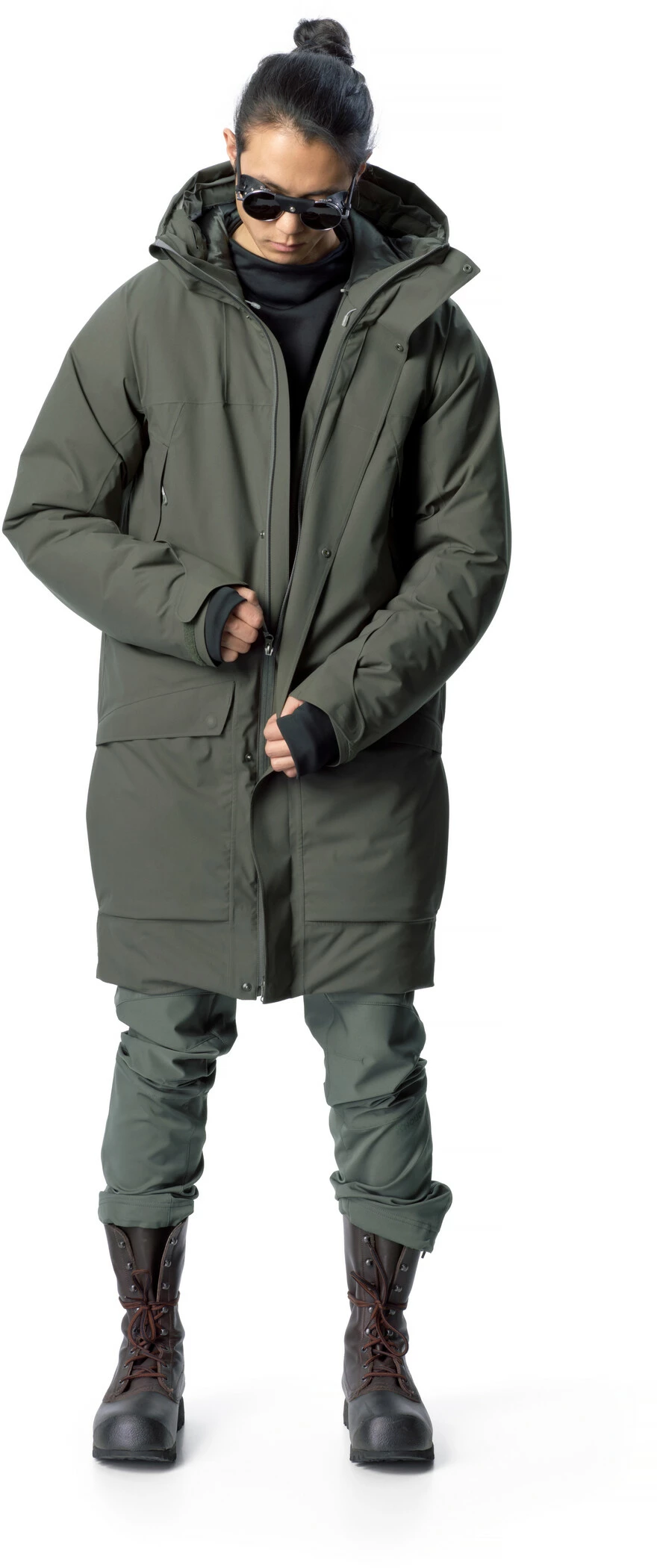 Houdini Fall in Parka Homme, olive – Image 5