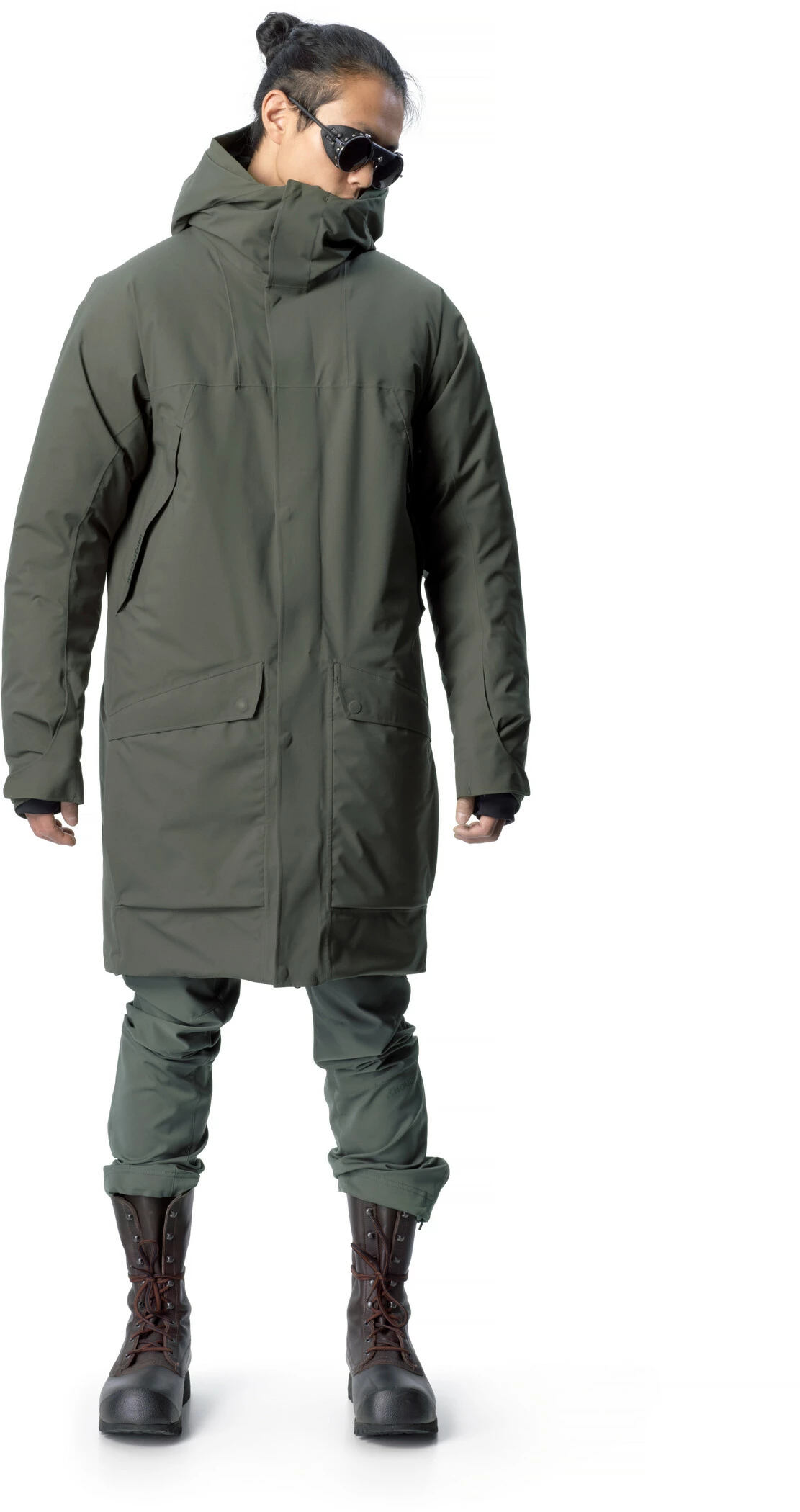 Houdini Fall in Parka Homme, olive – Image 6