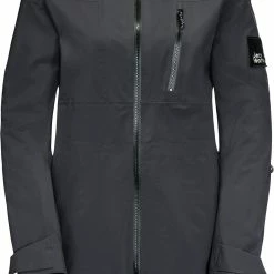 Jack Wolfskin 365 Fearless Parka Femme, gris