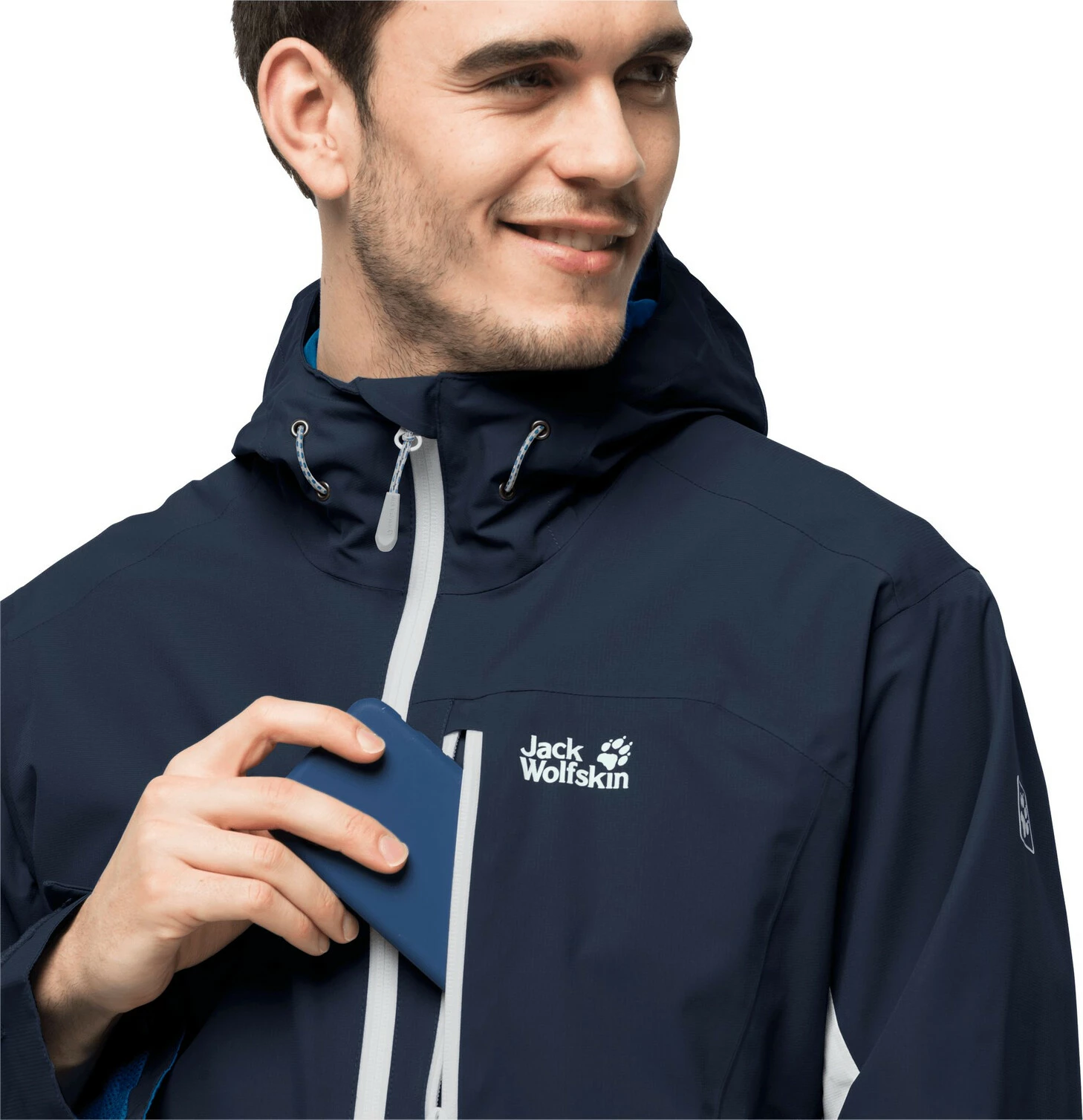 Jack Wolfskin Eagle Peak Veste Homme, bleu – Image 5