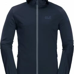 Jack Wolfskin Go Hike Veste softshell Homme, bleu
