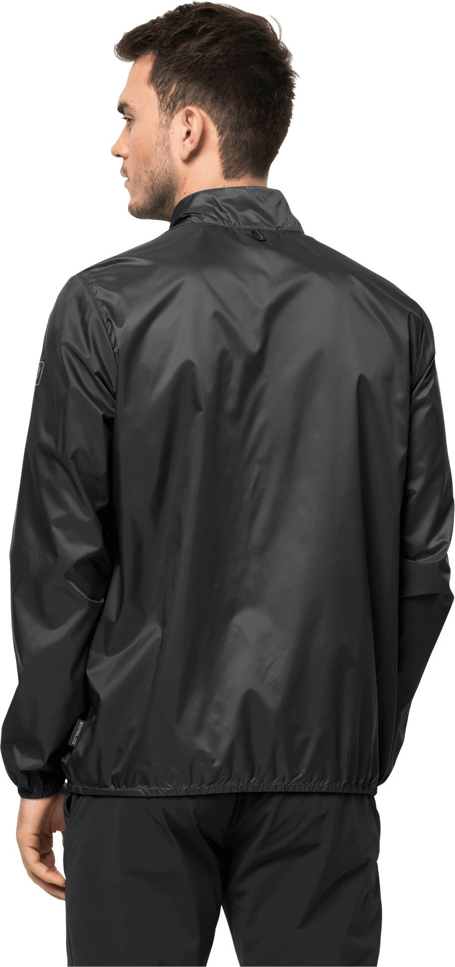 Jack Wolfskin Pack & Go Veste coupe-vent windshell Homme, gris – Image 4