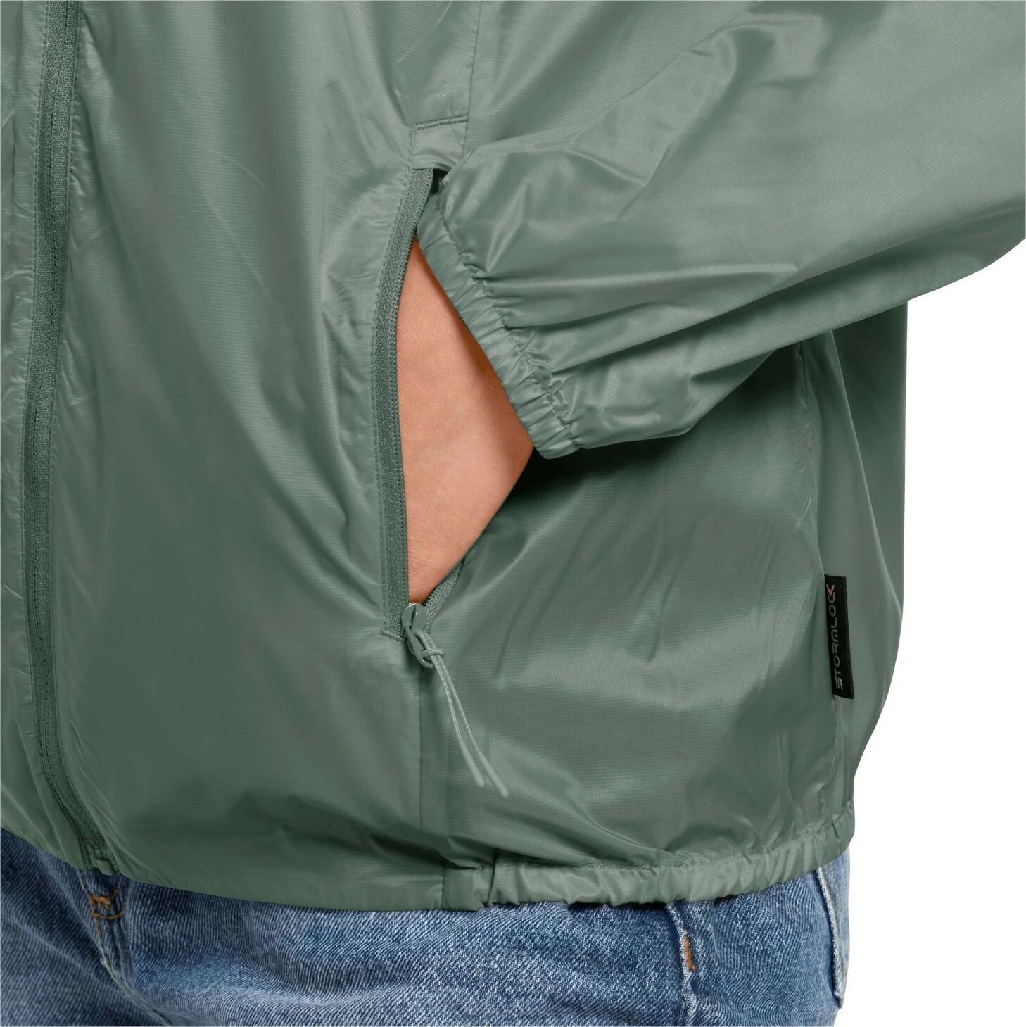 Jack Wolfskin Pack & Go Veste coupe-vent windshell Femme, rouge – Image 6