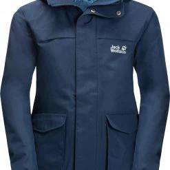 Jack Wolfskin Rock Town Veste Garçon, bleu