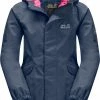 Jack Wolfskin Rock Town Veste Fille, bleu
