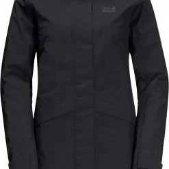 Jack Wolfskin Silent Wisper Parka Femme, noir