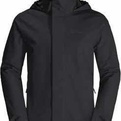 Jack Wolfskin Stormy Point Veste 2L Homme, noir