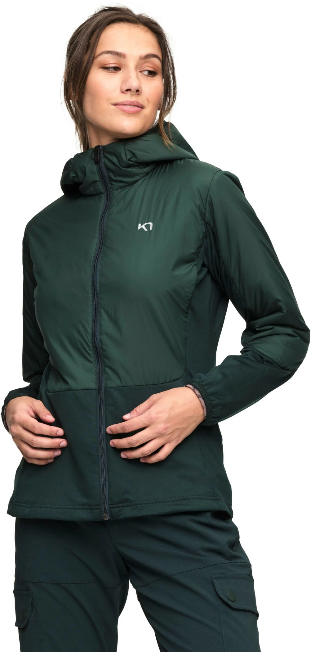 Kari Traa Sanne Veste hybride Femme, vert – Image 3