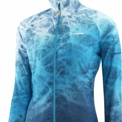 Löffler Arctic Rew Sweat à capuche Femme, bleu