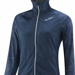 Löffler Arctic WS Light Veste à capuche Femme, Bleu pétrole