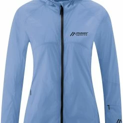 Maier Sports Feathery Gilet coupe-vent Femme, bleu