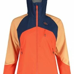 Maloja EmeritaM. Alpine Veste softshell Femme, orange/bleu