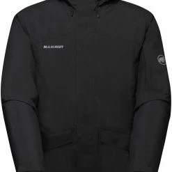 Mammut Chamuera Parka thermique à capuche Hardshell Homme, marron