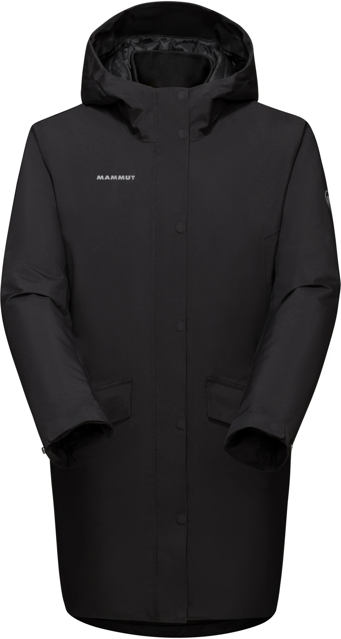 Mammut Chamuera Parka thermique à capuche Hardshell Femme, noir