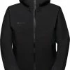 Mammut Crater Veste À Capuche Hardshell Homme, noir
