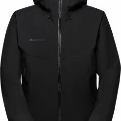 Mammut Crater Veste À Capuche Hardshell Homme, noir