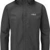 Rab Downpour Eco Veste Homme, bleu/orange