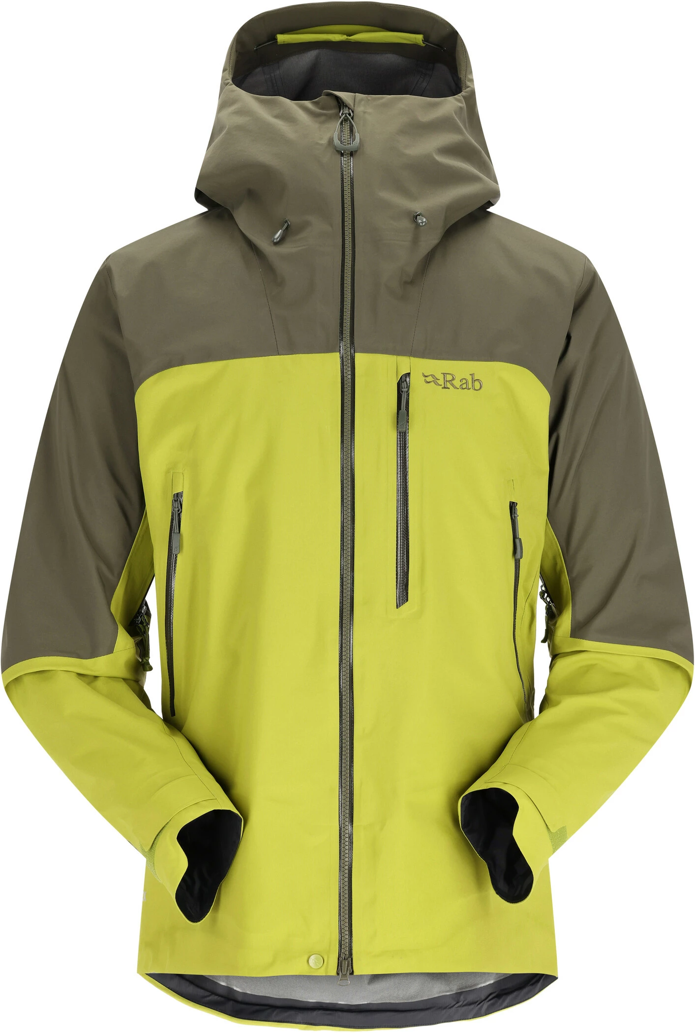 Rab Zanskar GTX Veste Homme, jaune/marron