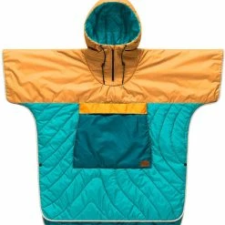 Rumpl Printed Original Puffy Poncho, violet/rose