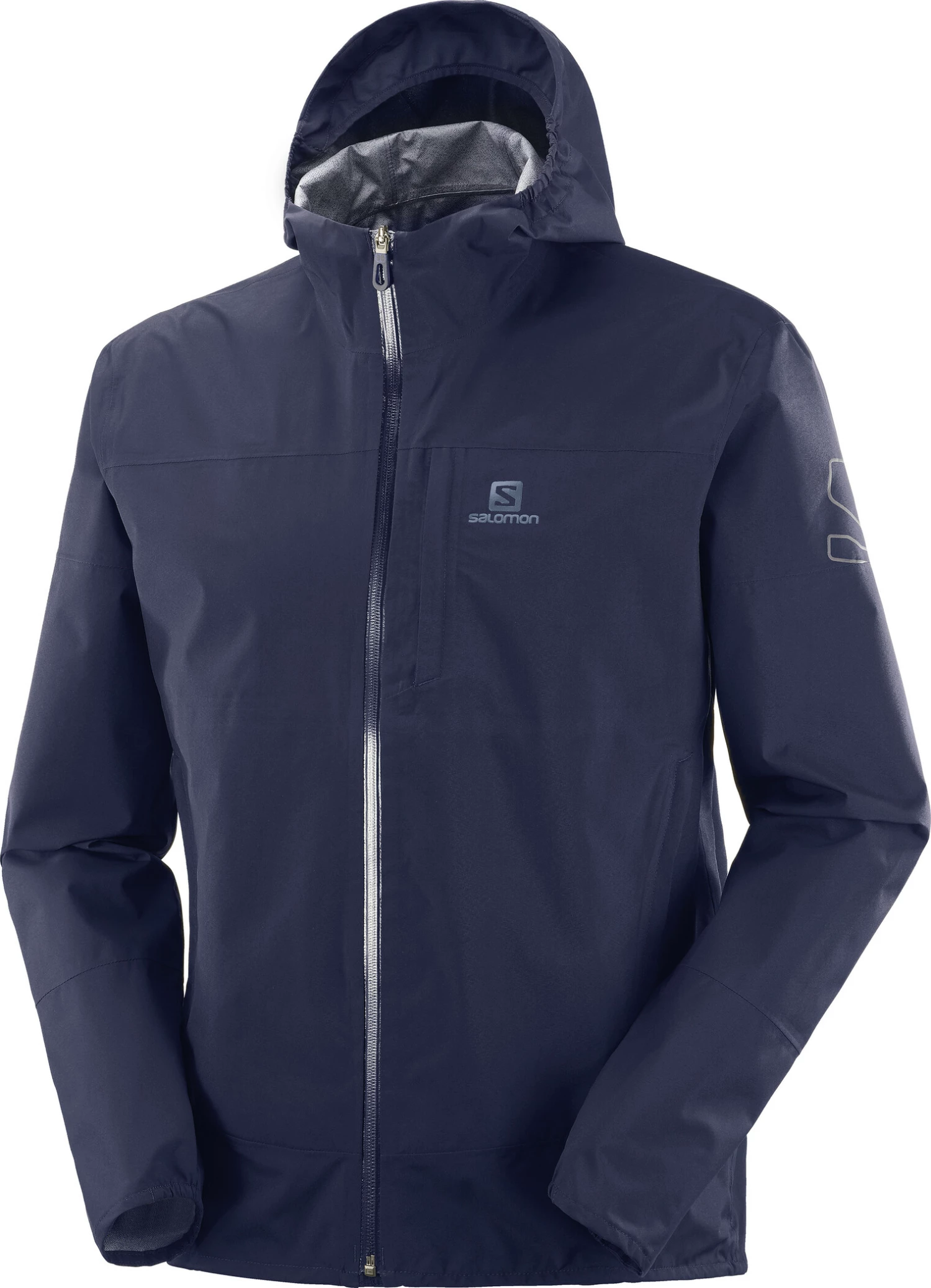 Salomon Outrack Veste imperméable Homme, vert/bleu