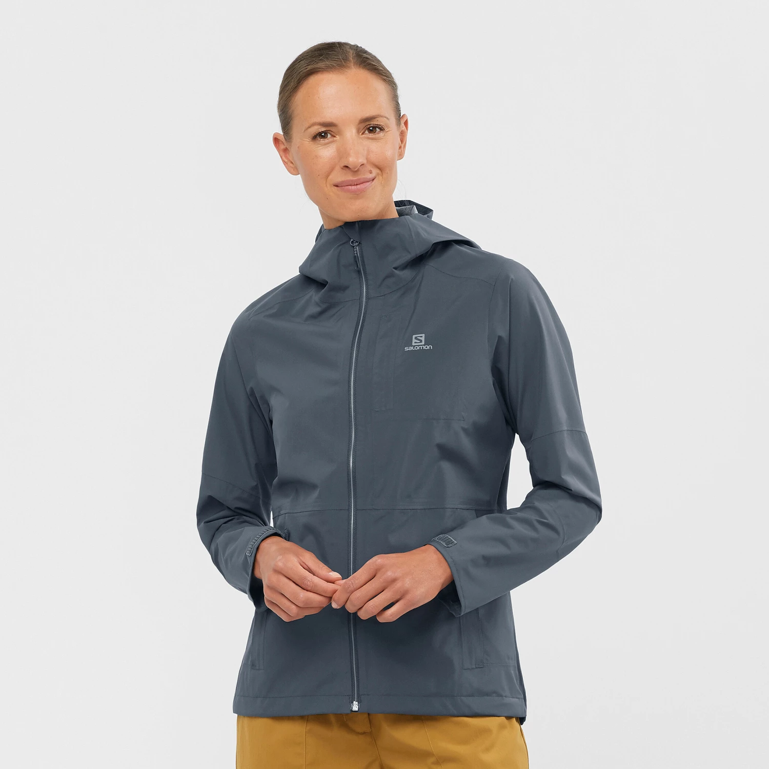 Salomon Outrack Veste imperméable Femme, gris – Image 2