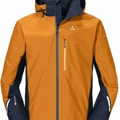Schöffel Kreuzjoch Jacket Men, marron/bleu