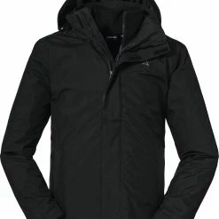 Schöffel Partinello Veste 3 en 1 Homme, noir