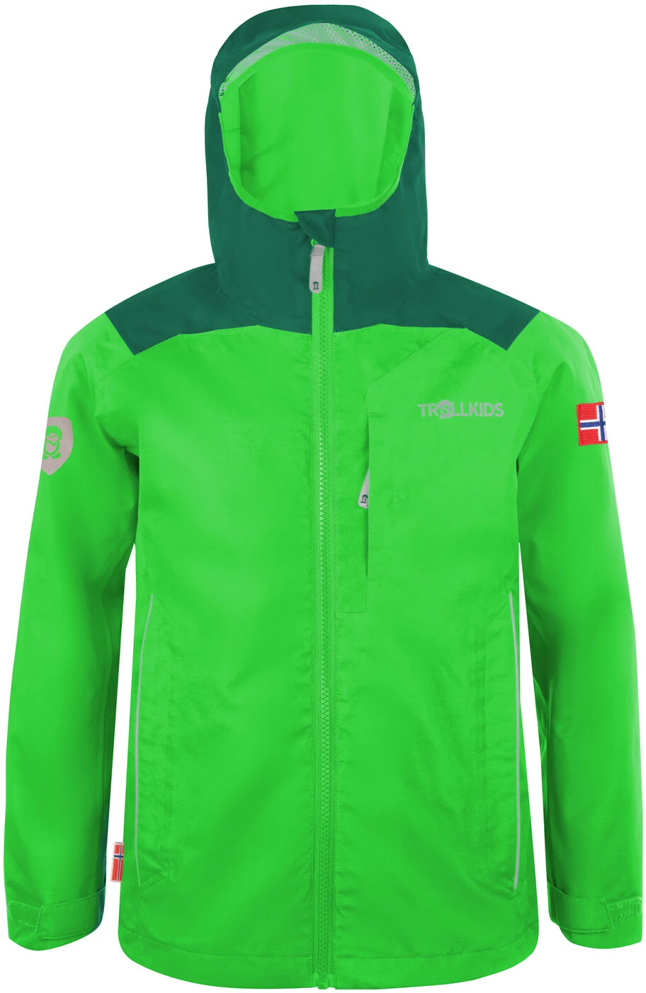TROLLKIDS Bergen Veste Enfant, bleu/marron