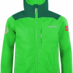TROLLKIDS Bergen Veste Enfant, vert/bleu