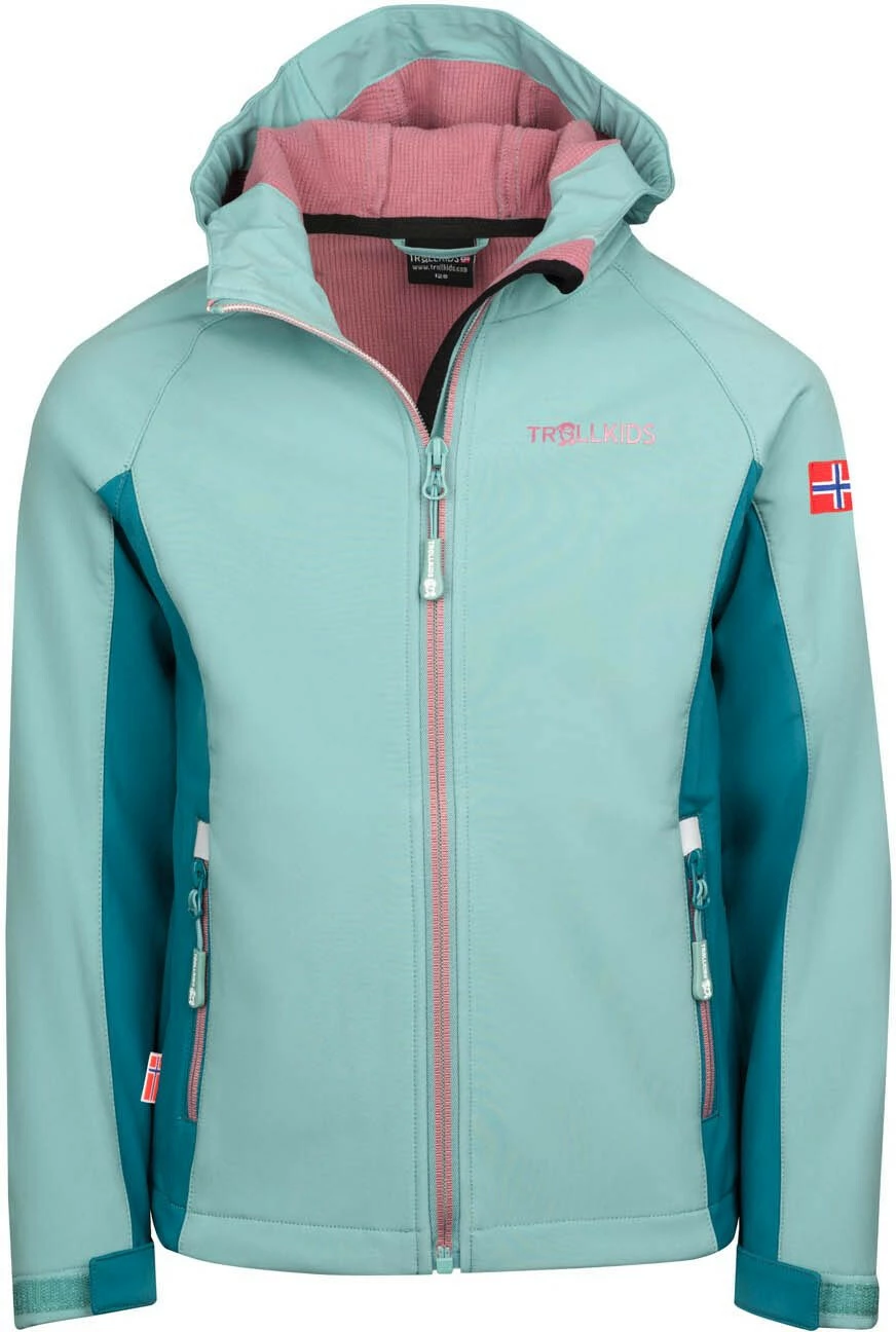 TROLLKIDS Kristiansand Veste Fille, rose/bleu