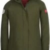TROLLKIDS Senja Manteau 3 en 1 Fille, olive