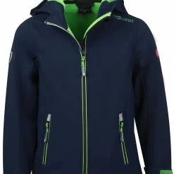 TROLLKIDS Trollfjord Veste Enfant, bleu/vert