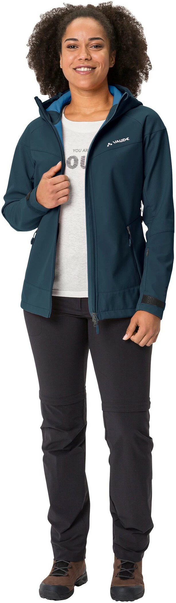 VAUDE All Year Elope Veste softshell Femme, orange – Image 3