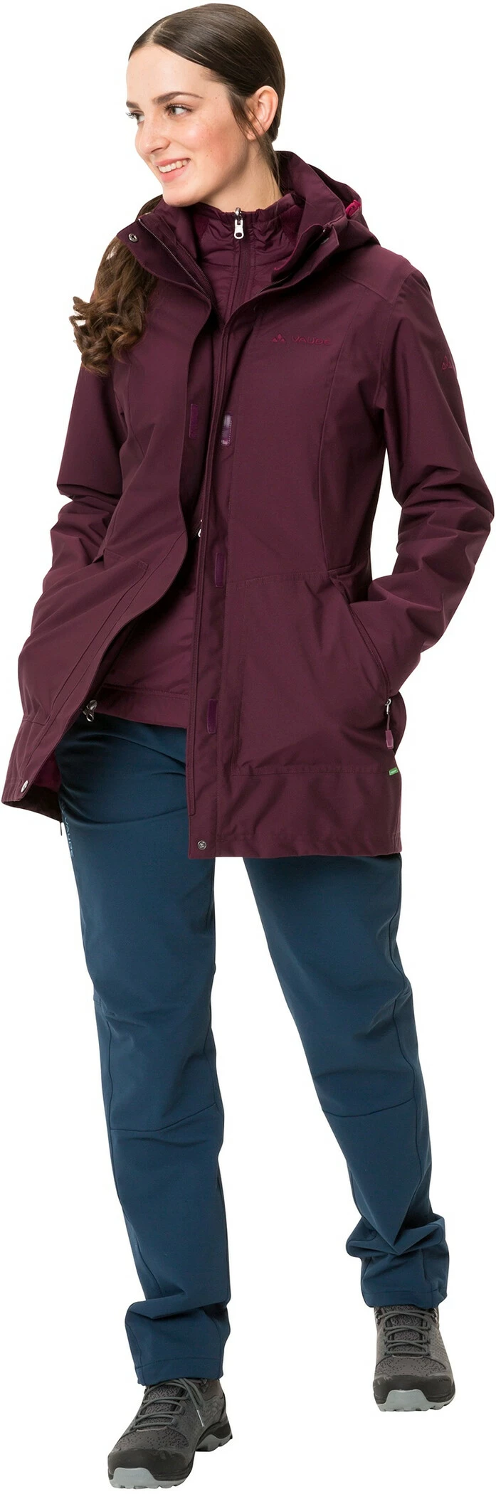 VAUDE Idris III Parka 3 en 1 Femme, noir – Image 5