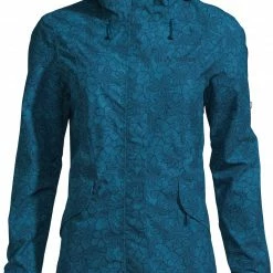 VAUDE Rosemoor AOP Veste Femme, bleu