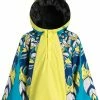 WeeDo Birdy Cape de pluie Enfant, bleu/vert
