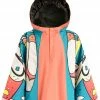 WeeDo Holly Cape de pluie Enfant, bleu/rose