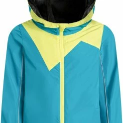 WeeDo Windy Veste de pluie Enfant, bleu/vert